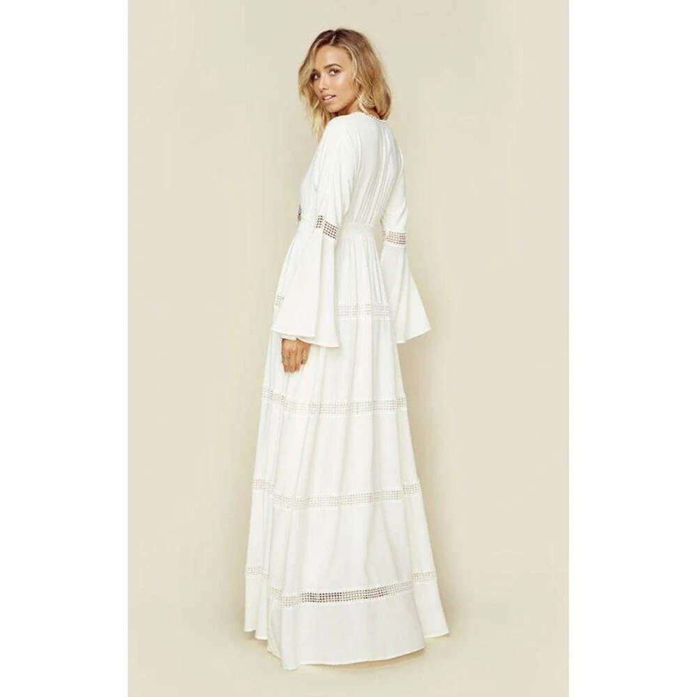 NWT The Jetset Diaries Hammock Maxi Wedding Dress – Size XS - Picture 4 of 12